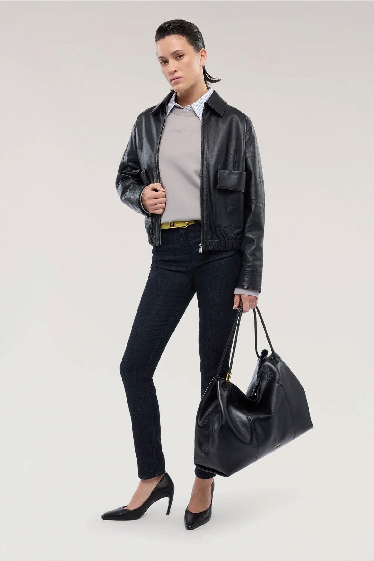 Borsa Orbita tote in nappa 6|c1110bfdf3e6a93c1afc6ff2f427ee611a253f99852ade701f9e4f83ff10ae46