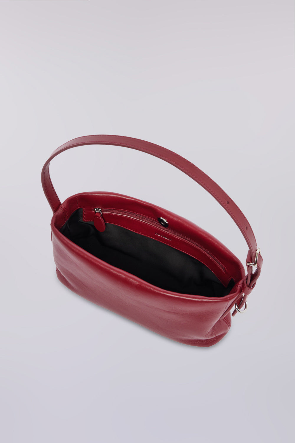 Borsa baguette Gentle in nappa 2|6553370313ca7d6e87b8d2f66185b4a170c2f91602dc120355b74b15530d8b03