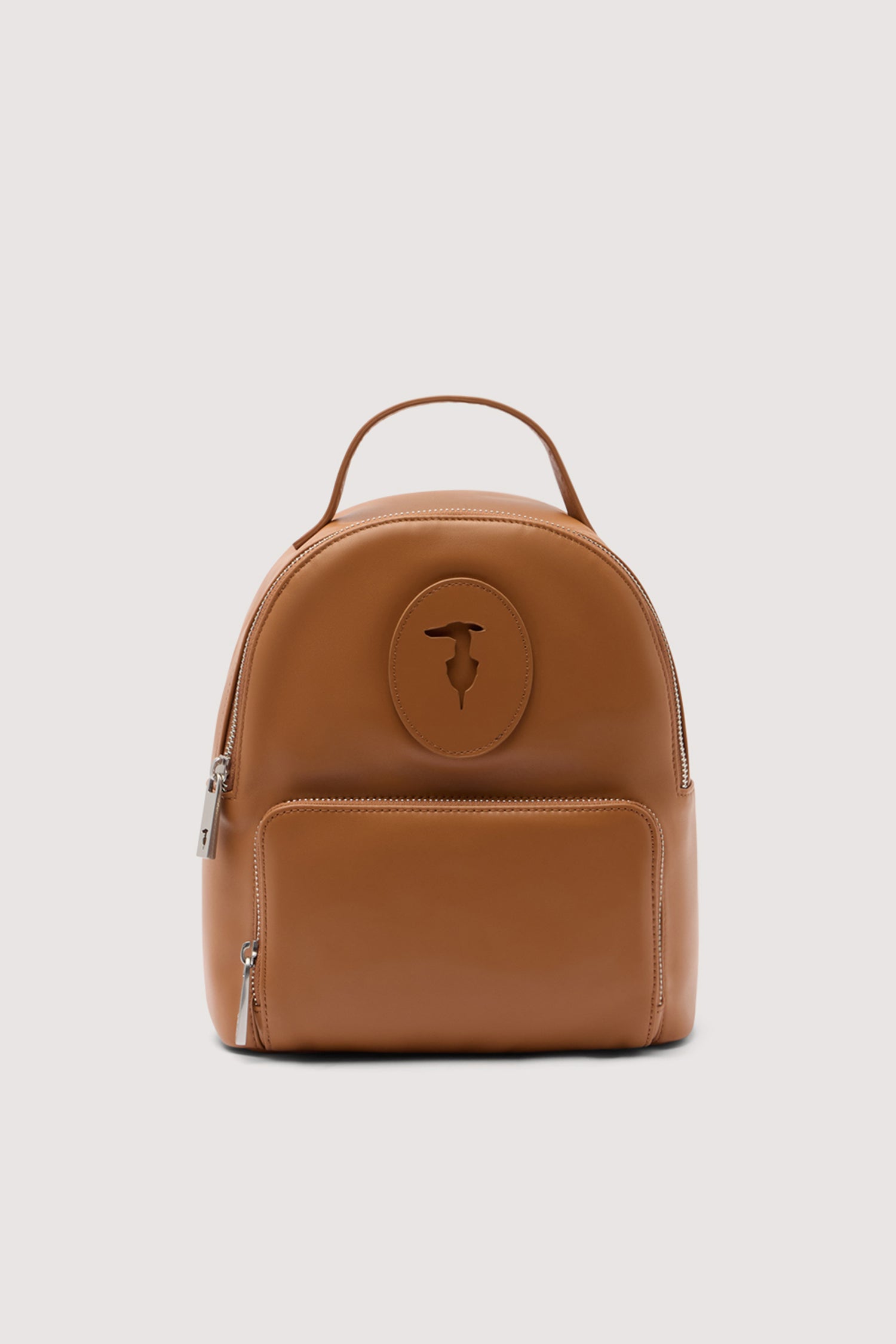 希少色／（美品）【Trussardi】 イタリアオールレザー 2WAY リュック Zaino Society small in vitello – Trussardi