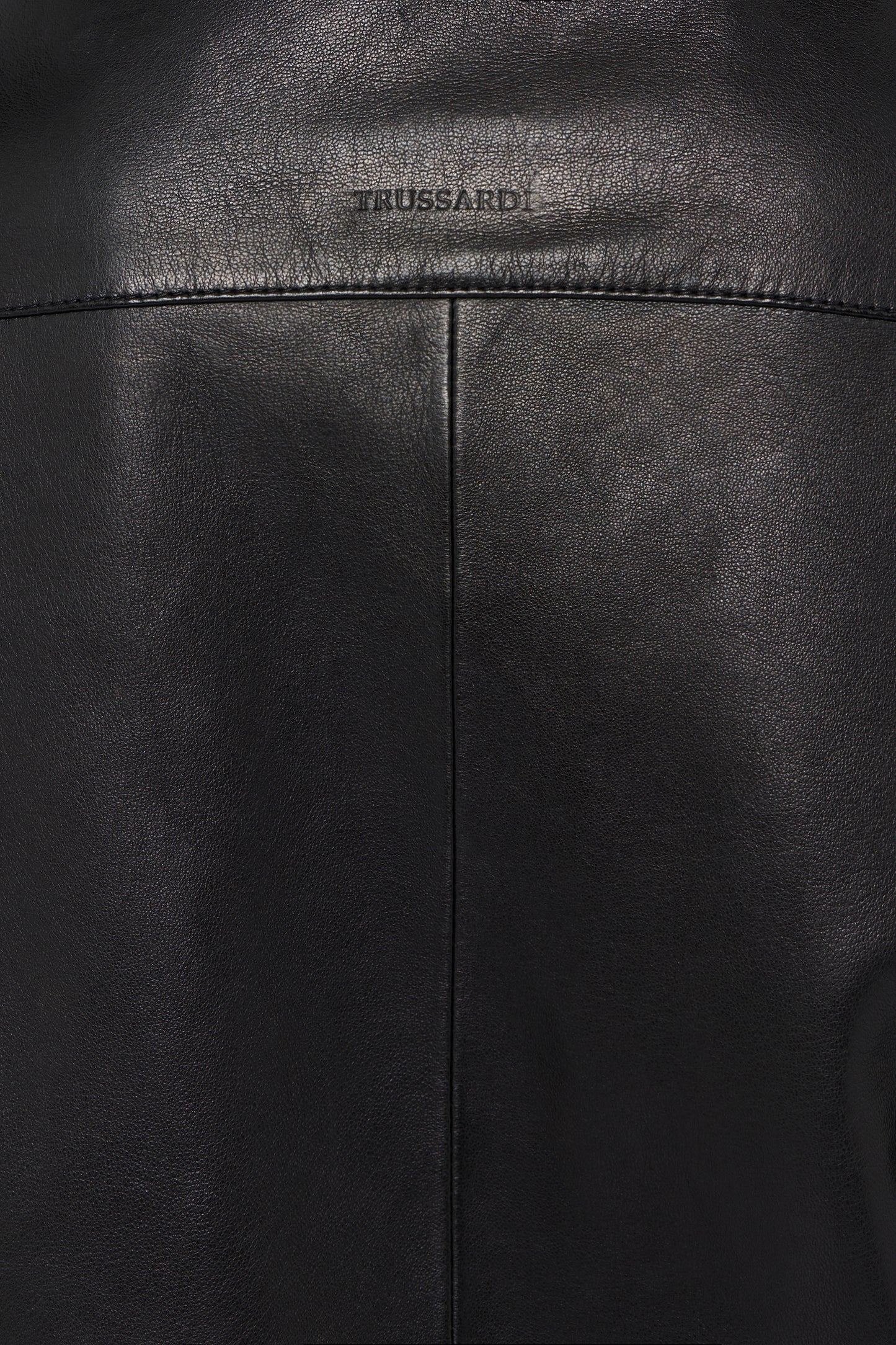Leather biker jacket