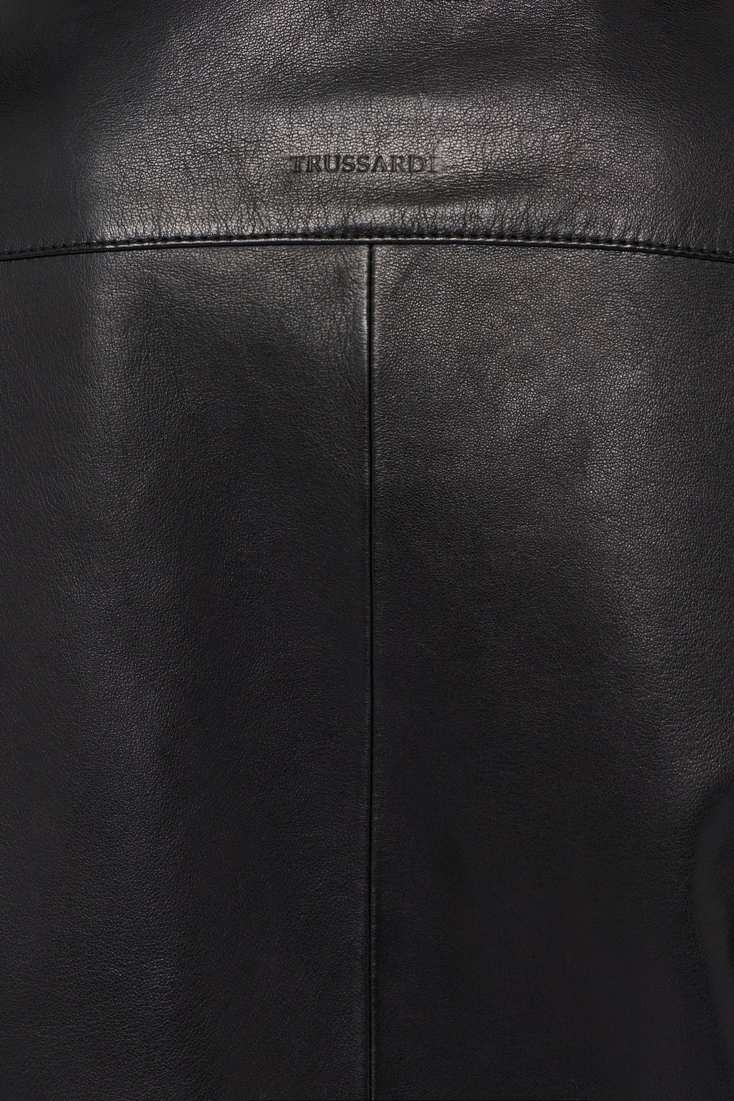 Leather biker jacket