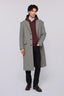 Cappotto spigato in misto lana 1