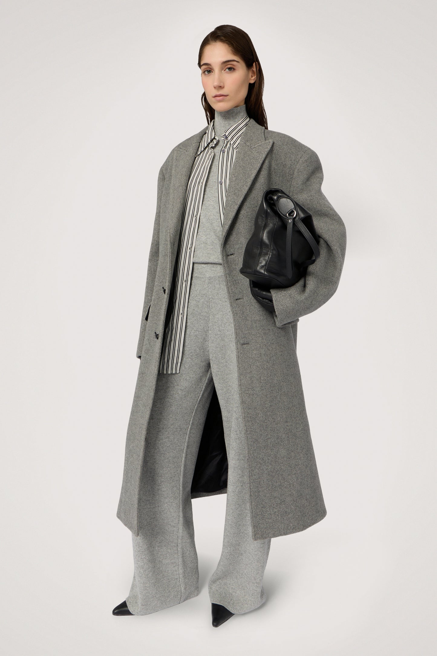 Cappotto spigato in misto lana 5|b27722f64b3e383a5919168733504f49add8a960a7c918d6e3df6d0db3abd92c