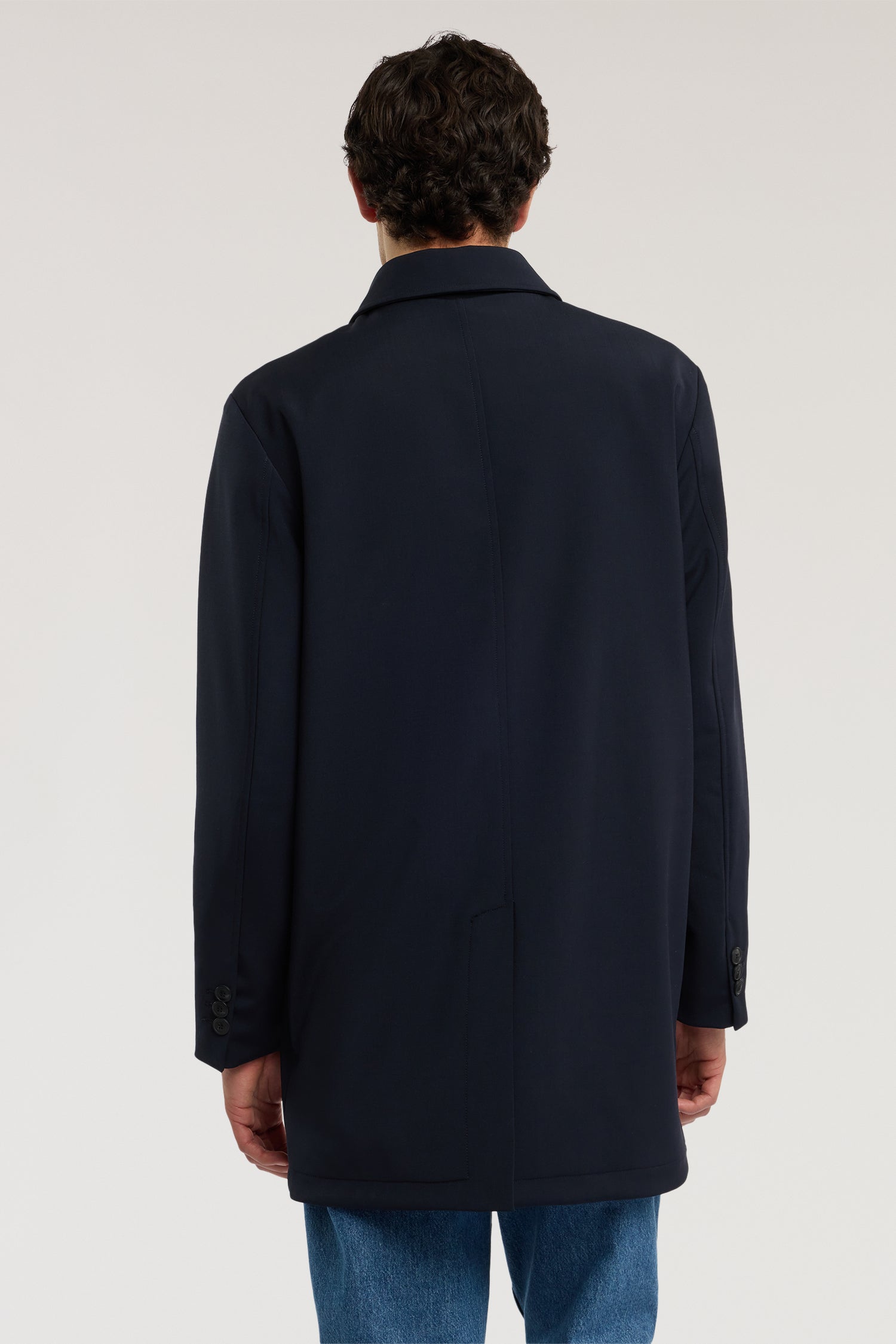 Car coat in frescolana 3|72087fd16eb26afa9c463b6c71713dfc97a309d454eebf42de008971d753e9fa