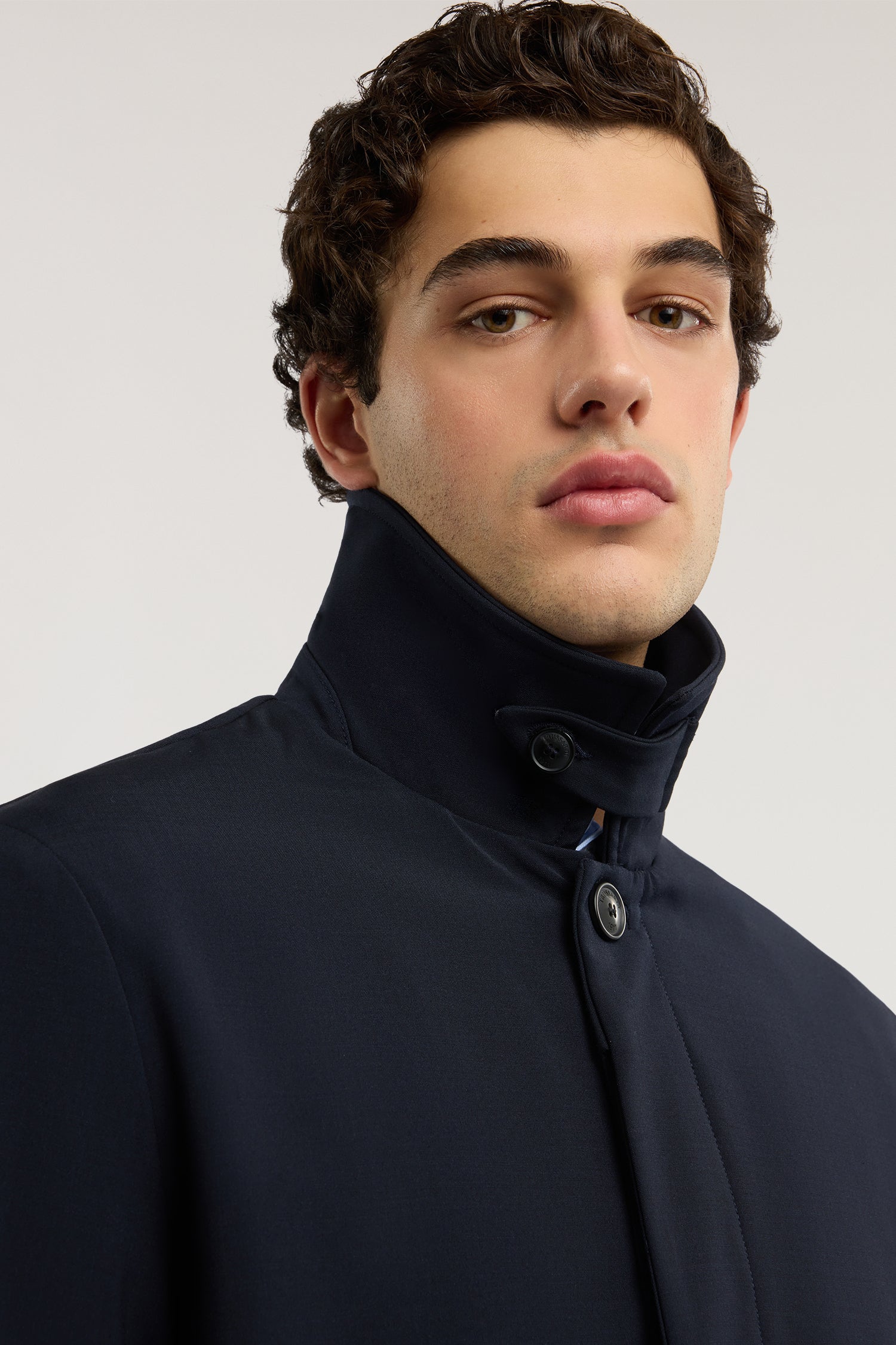 Car coat in lightweight wool fabric – Trussardi
