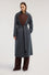 Double cloth coat with belt