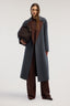 Cappotto in panno double con cintura 2