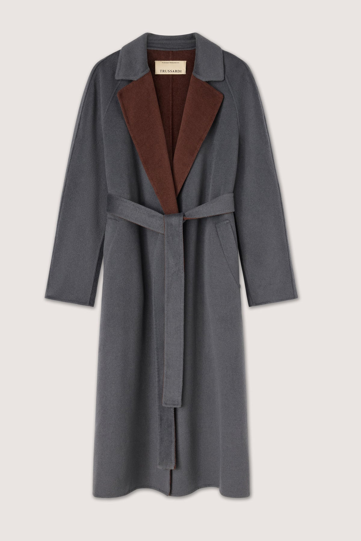 Cappotto in panno double con cintura 5|50746323ad0fc1ba50b6fb91b1f8841149c1a15037ca8b5c485ede374a8df04a