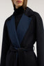 Cappotto in panno double con cintura 3