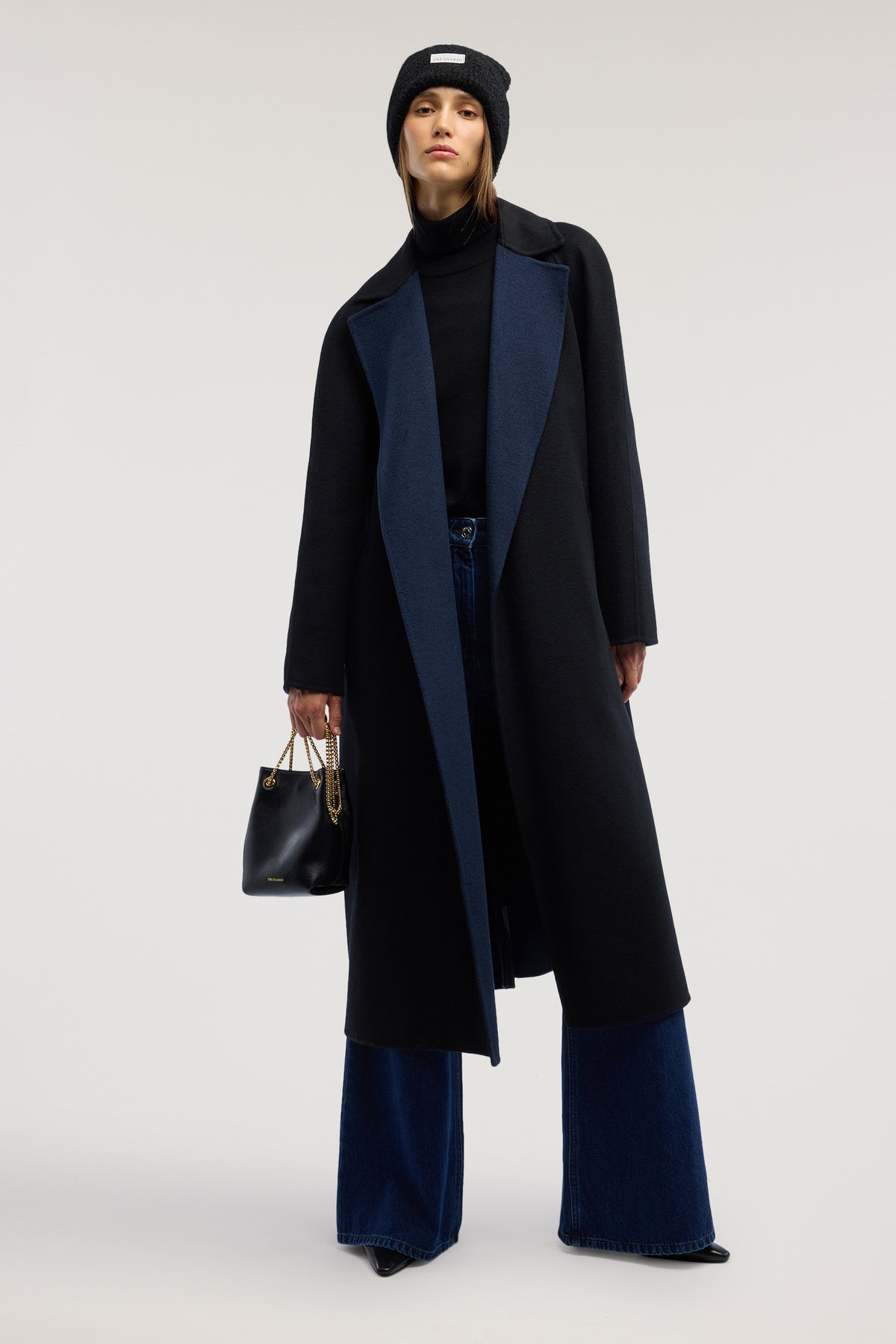 Cappotto in panno double con cintura 4|49efe1e4be4fa9b25cb998eef02994c35c179fa898664b79b385b2cdb5b56aed