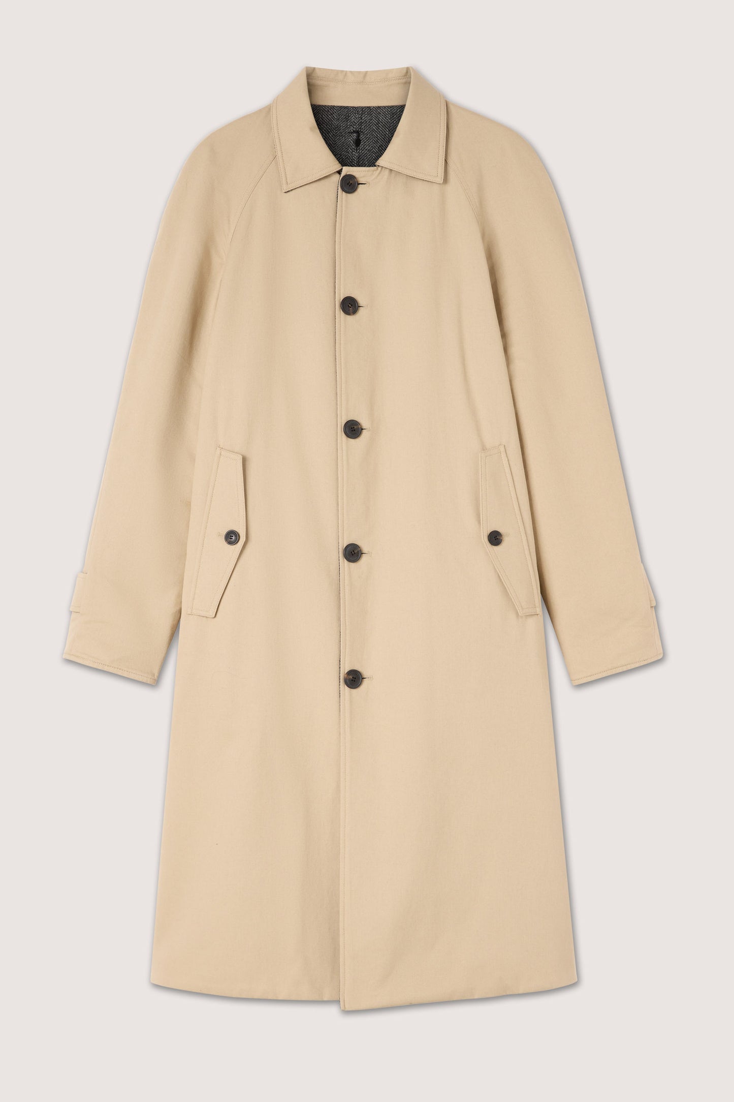 Cappotto reversibile in gabardina  1|2a33016f13ccb50a0de44904a34ac2a9b4857b8e0c479cee85474fcee1795724