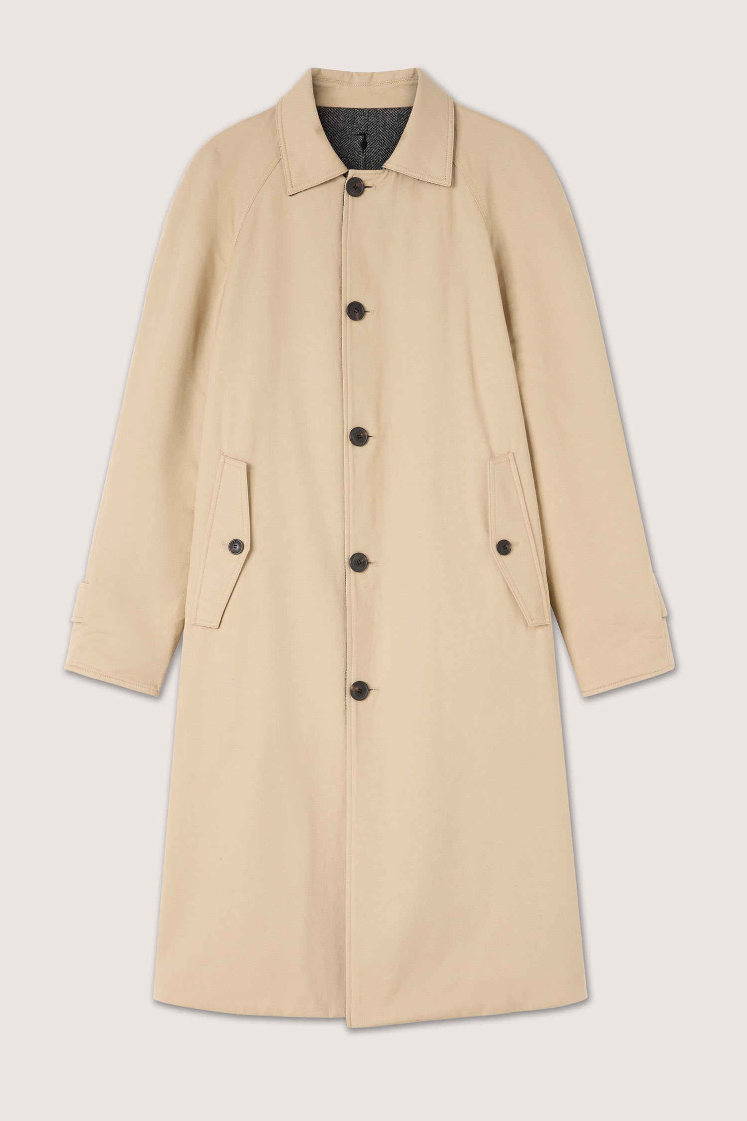 Cappotto reversibile in gabardina  1|2a33016f13ccb50a0de44904a34ac2a9b4857b8e0c479cee85474fcee1795724