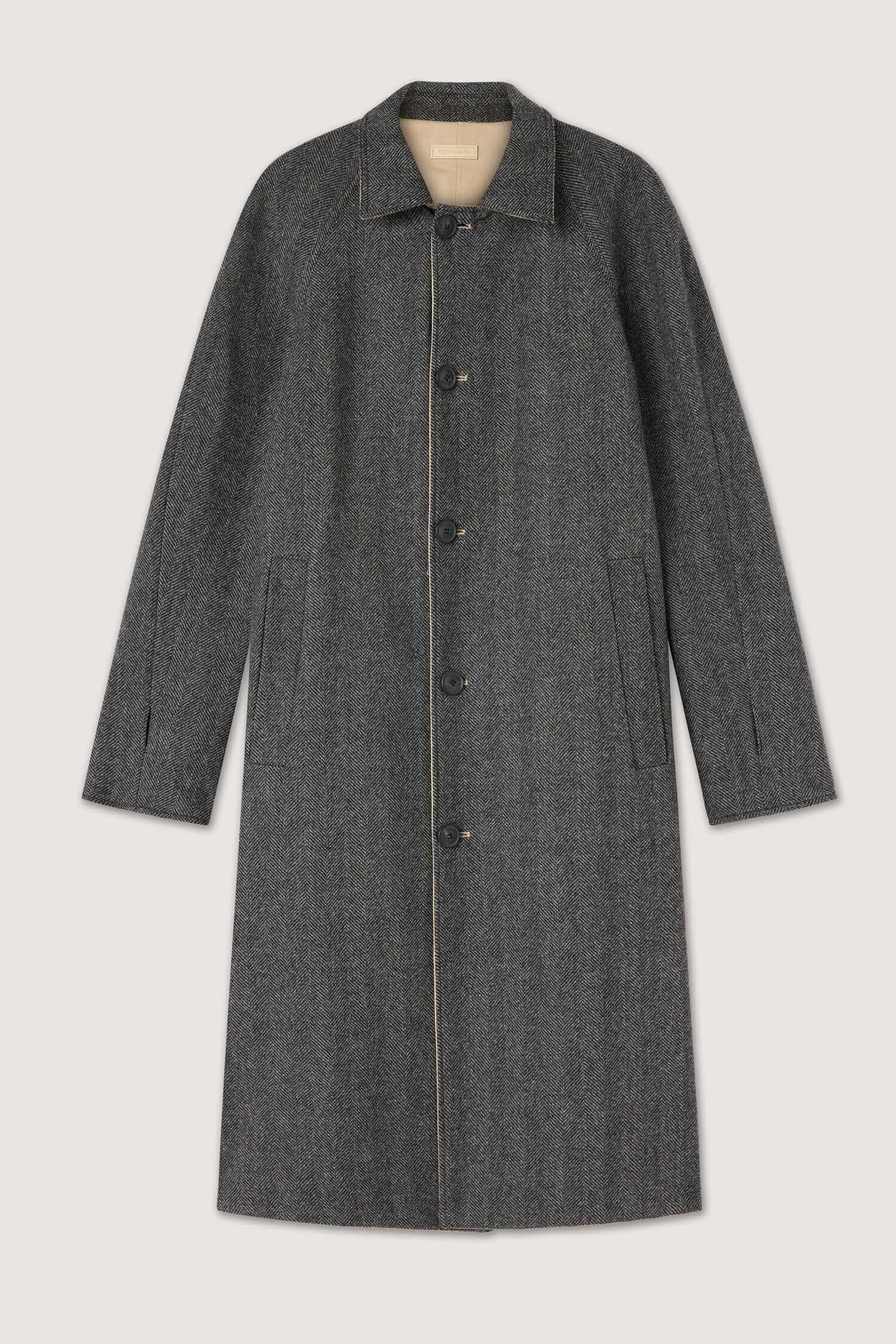 Cappotto reversibile in gabardina  8|868c9a5395fd5e86163e561e0d2de9b3f86e272ac9ecc0b36adcf6d6d7ac283e