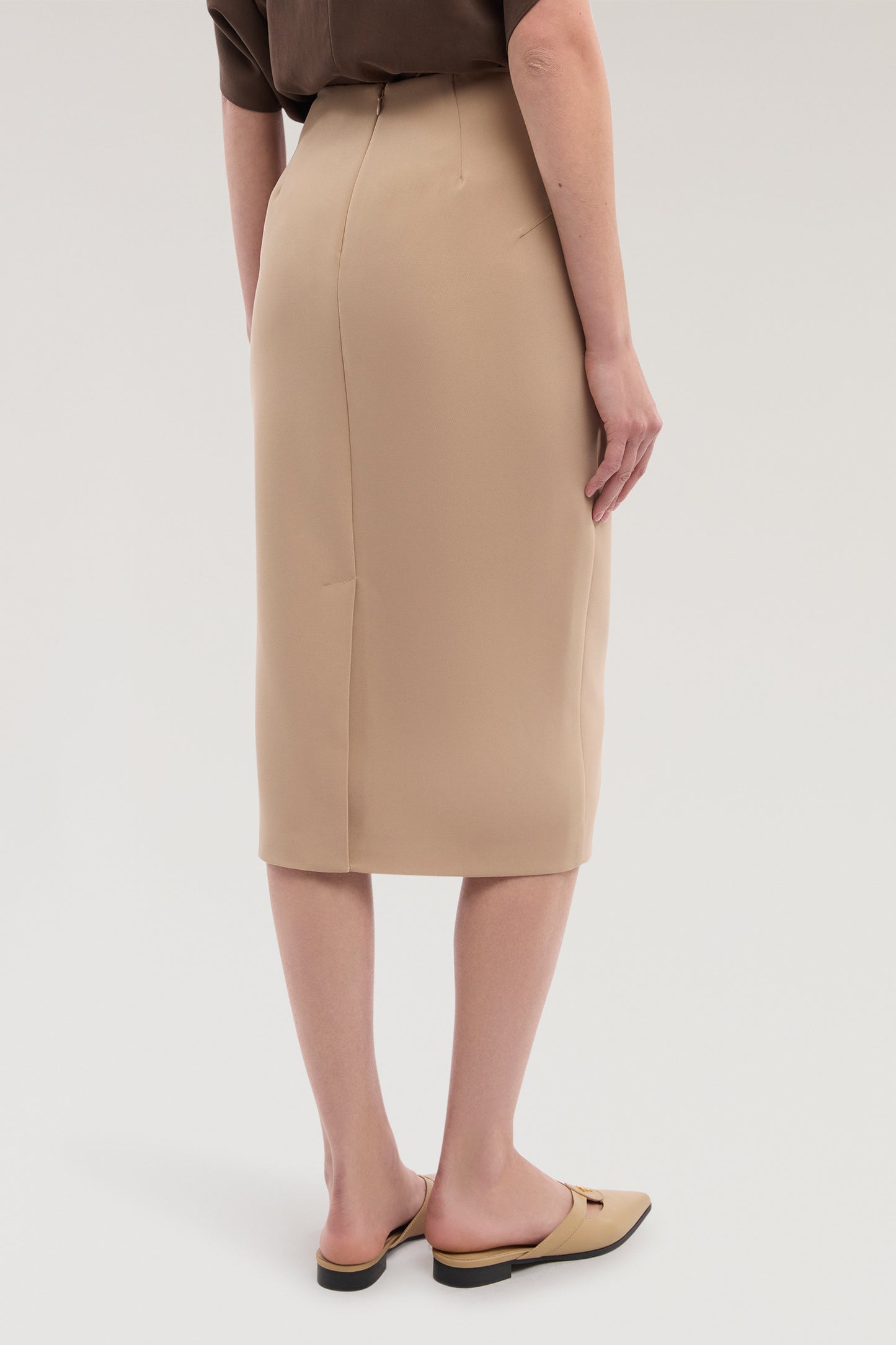 Gonna a tubino midi in cady 2|280acbc73c4ecc11542a72aade5f145350a71051cbef55b868b084abd75d6a4f