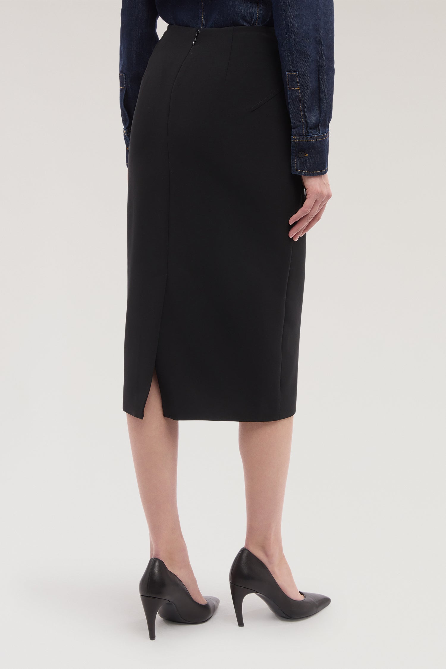 Gonna a tubino midi in cady 2|4977405aaf556467e1aaf889b497f7a81e5f32332bd178e17a2cf1b667009a2d