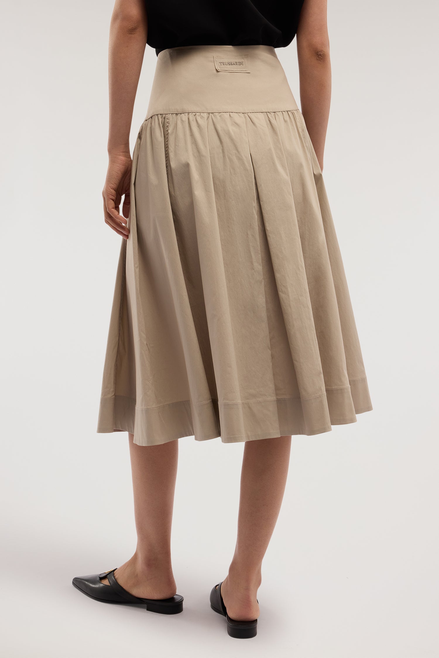 Gonna linea ad A in cotone leggero 2|84b50aad0c0321ffb006148fd00ca8e8b368b21f9e69ce034f1343012e27dd54