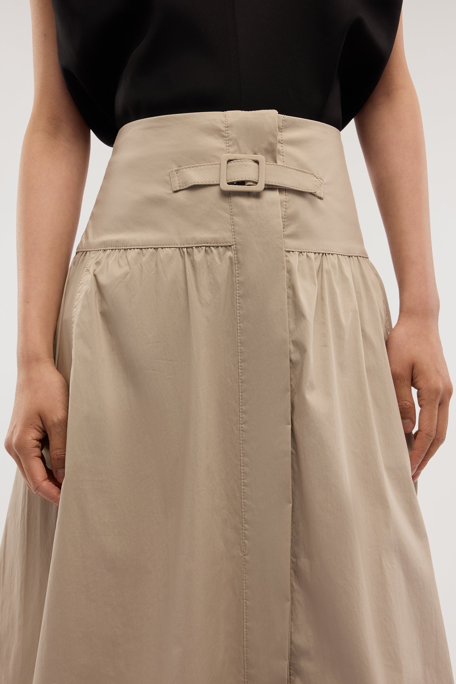 Gonna linea ad A in cotone leggero 3|184628461a40de56ce055121dea38057e5865861c1db3435ec8e815d64e89cfc