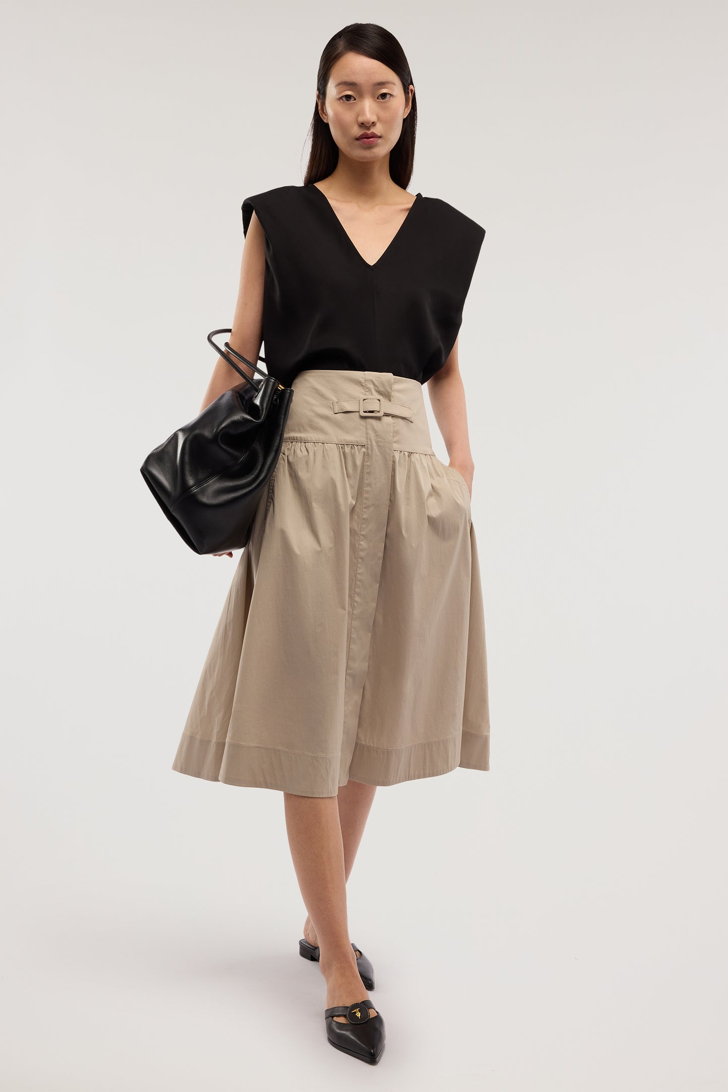 Gonna linea ad A in cotone leggero 4|1694e754ceafb8058fb2923cfc8a47c7594c00c5dbeaeaefeb3647591c8df7fa