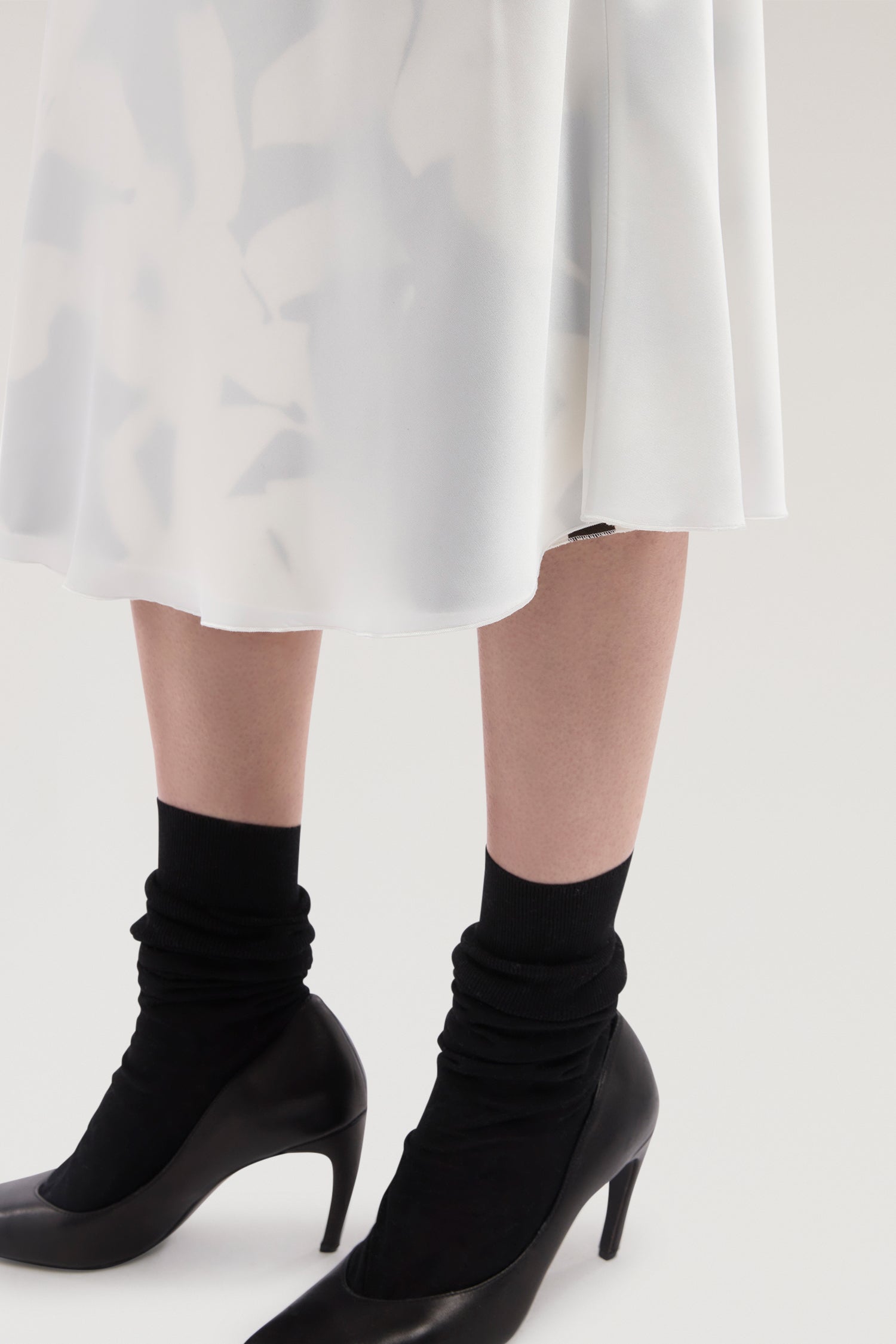 Gonna midi doppio tessuto con stampa 3|6399f61449622eb47fed86115c754409bc46cb6bb5f7b094a9f0281105f3a59d