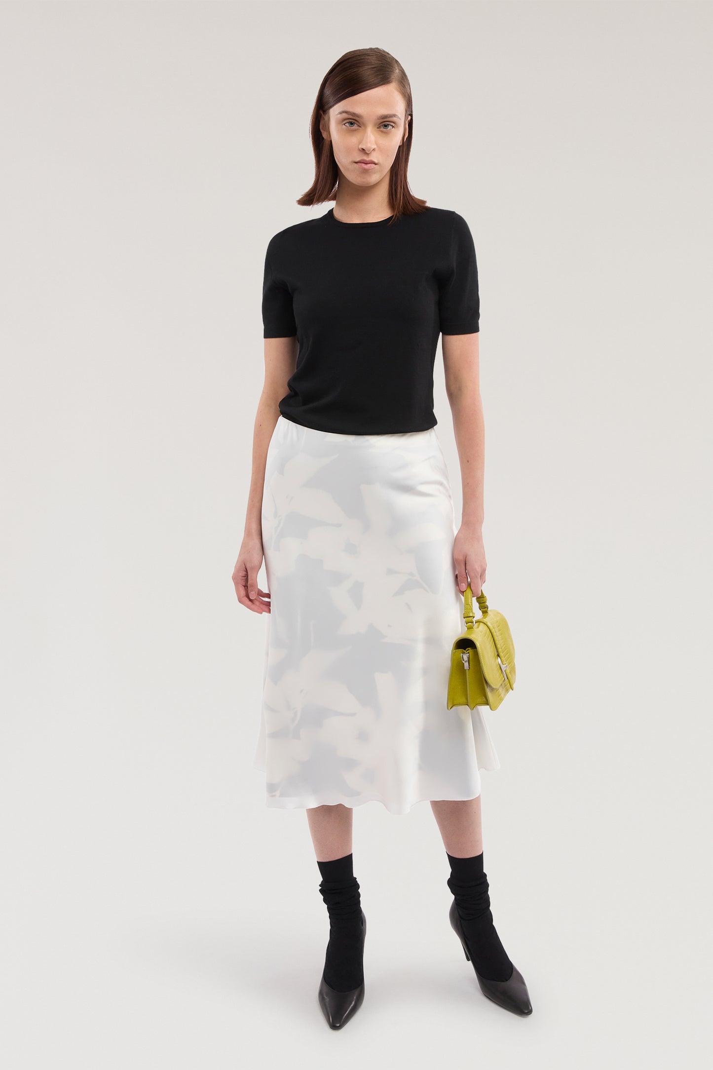 Gonna midi doppio tessuto con stampa 4|bb2db8f4d7545972e1478807f99aac311d20dfc124752a2cbdf13b10eae1593d