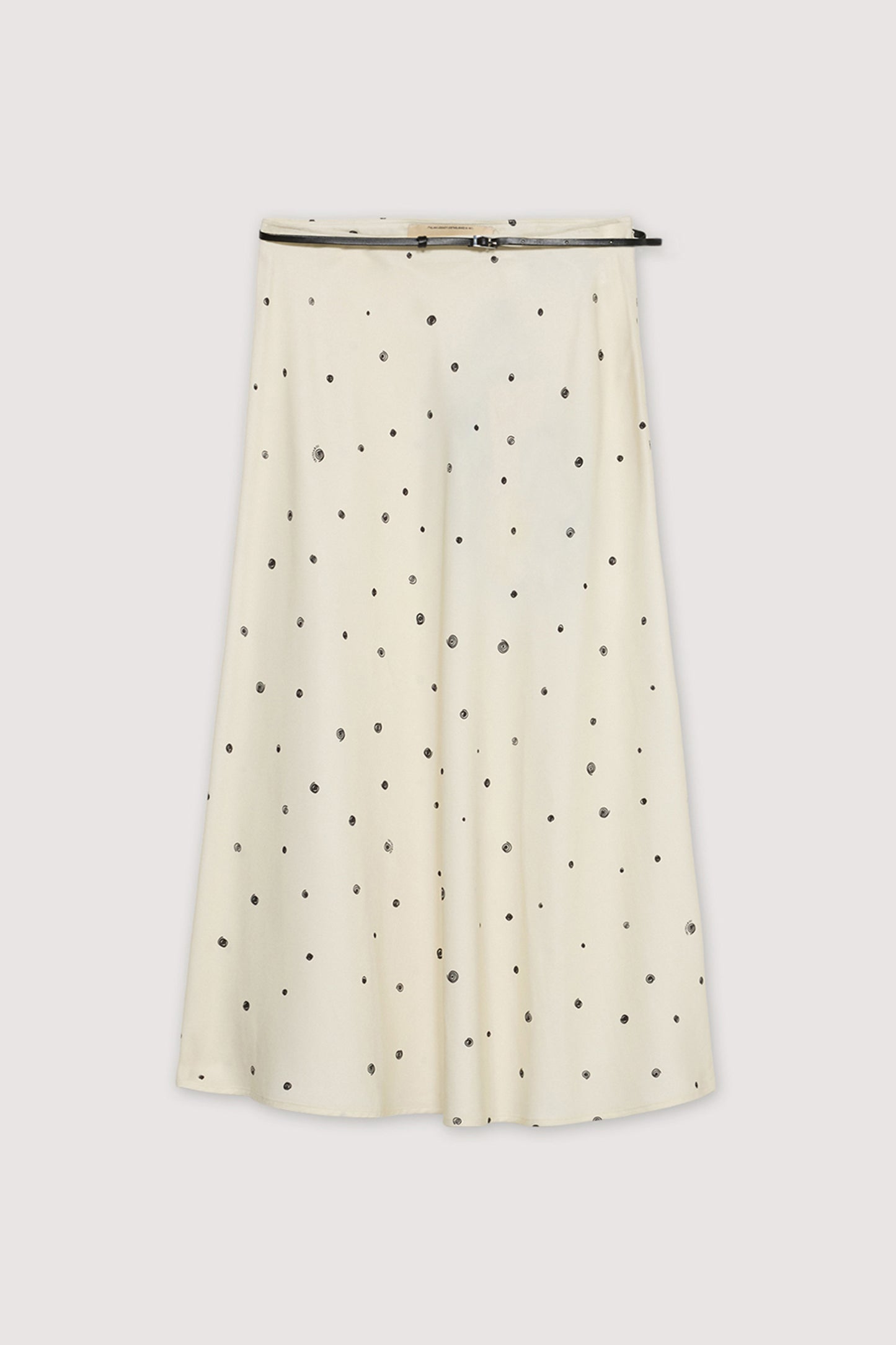 Gonna midi Gentle Pois con cintura in viscosa 1|d1072d8b5342df026b479e395801d656c017588543c7ccb52934eeaf23a7d77d