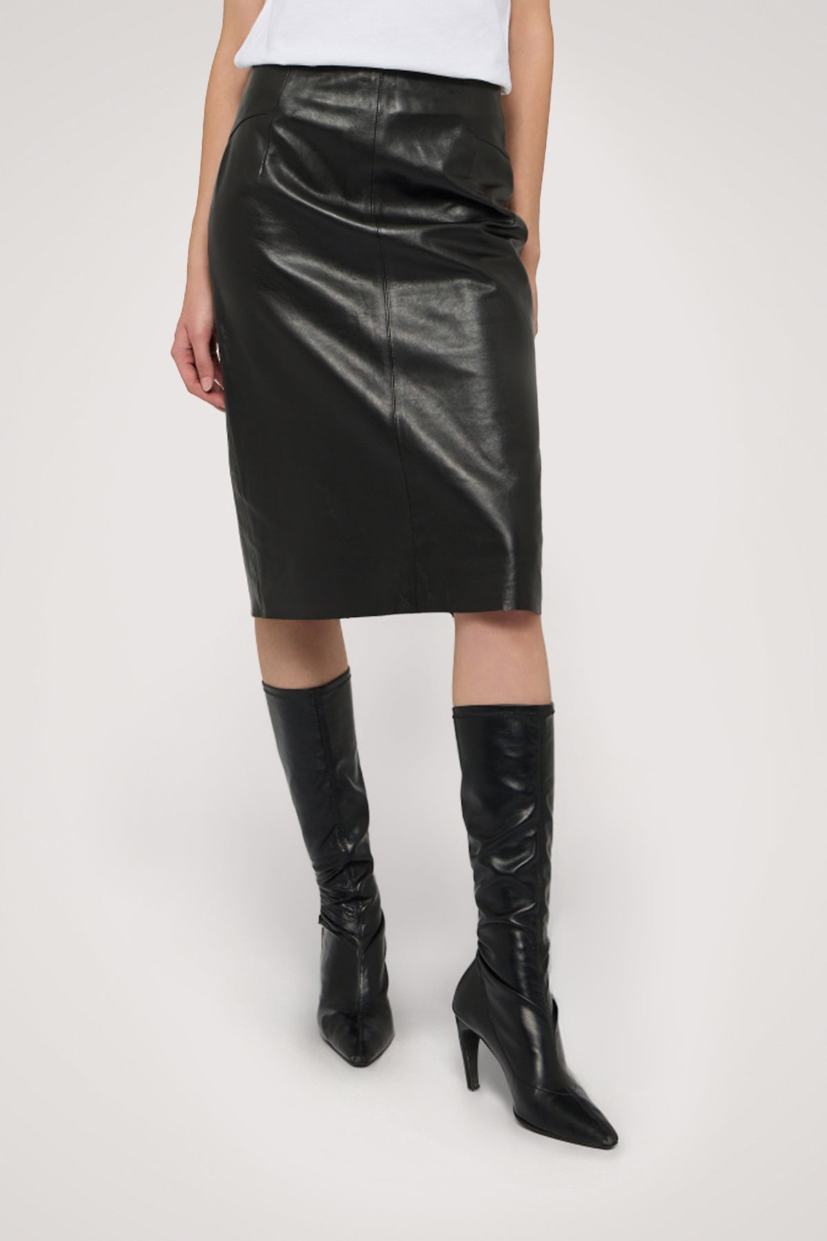 Gonna a tubino aderente - nero - Donna - 13.00