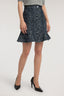 Gonna mini in jacquard con stampa pitone 4