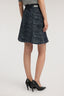 Gonna mini in jacquard con stampa pitone 2