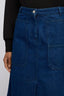 Gonna ad A midi in denim 2