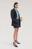 Minigonna in denim reattivo 4