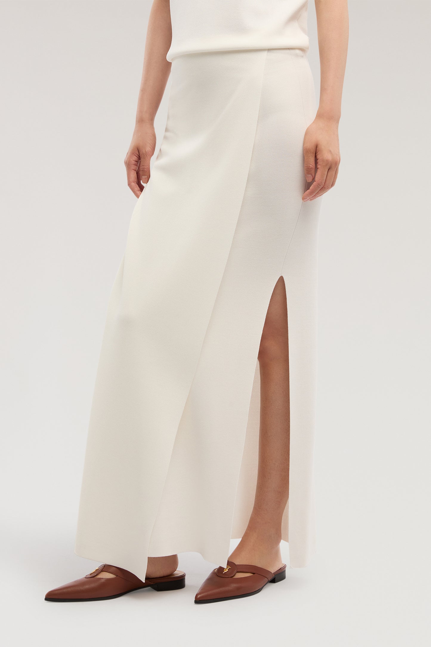 Gonna in maglia a pannelli 1|725360b3d5b259e74758a9c6f8e34e7c5c78822c0ad495c2f0ce1044663ace77