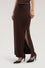 Panelled knit skirt