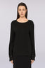 Blusa con scollo a V e fibbie sui polsi 1