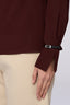 Blusa con scollo a V e fibbie sui polsi 3