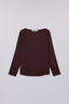 Blusa con scollo a barca in raso 1