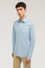 Camicia slim fit in popeline di cotone elasticizzato 2