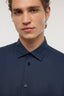 Camicia slim fit in popeline di cotone stretch 4