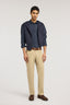 Camicia slim fit in popeline di cotone elasticizzato 4