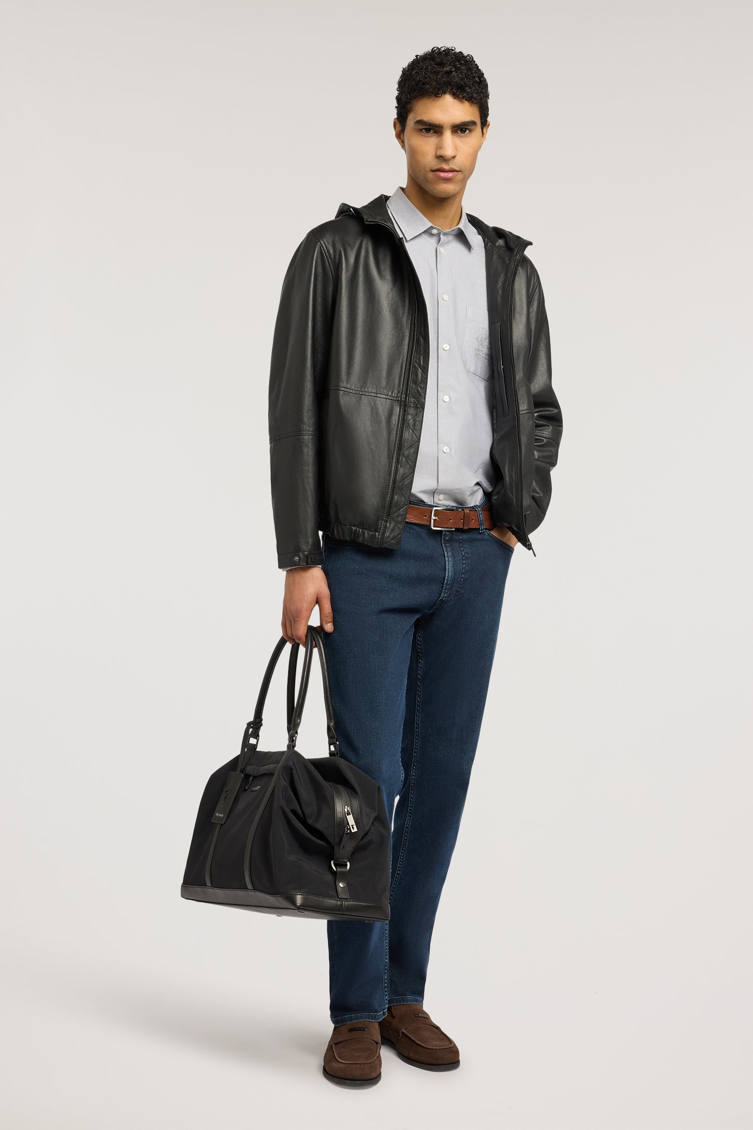 Camicia regular fit in oxford con ricamo Gentle Society 4|0f3a7f90d80c241cb4decbdefe022574477ccba61fafde46a68bfea0e3d72548