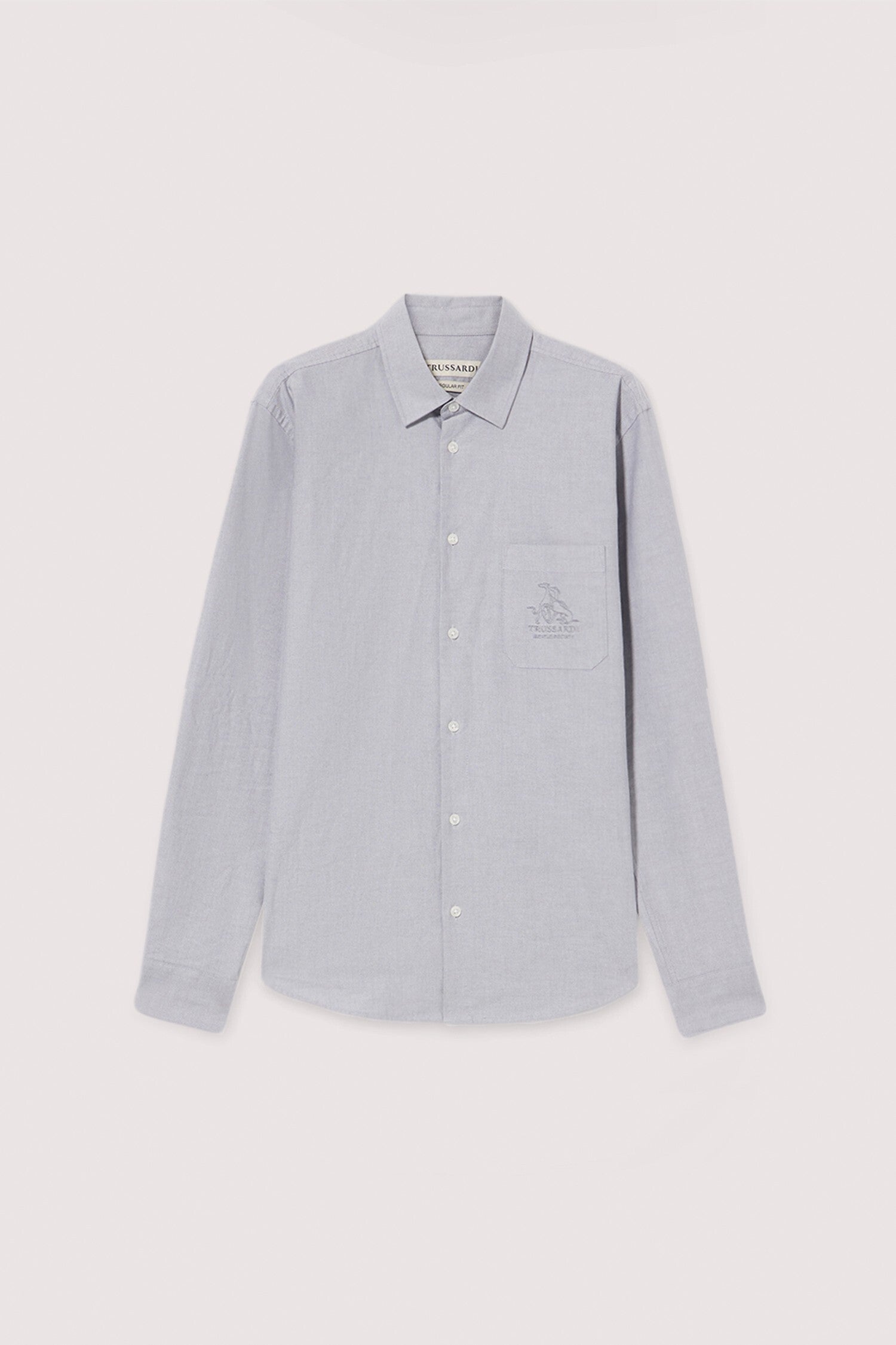 Camicia regular fit in oxford con ricamo Gentle Society 5|b93369bf5426f82452a3cf4dc8ed385a287b145cfd39d8d9a6d4fbcea25ea377