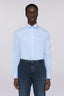 Camicia regular fit in popeline a righe 1