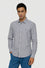 Regular-fit striped poplin shirt