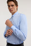 Camicia regular fit in popeline a righe 4