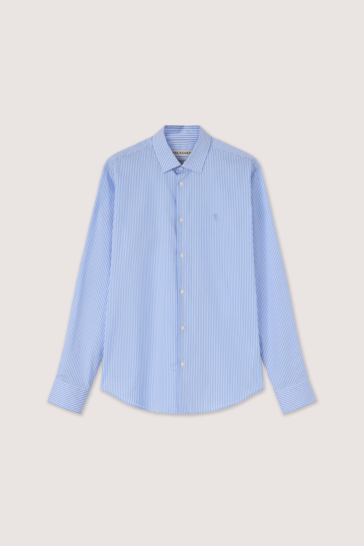 Camicia regular fit in popeline a righe 5|4ea8833d5f2389db3382899e95dade75b3f9fa7fd22375c38d4fca15df7163c3