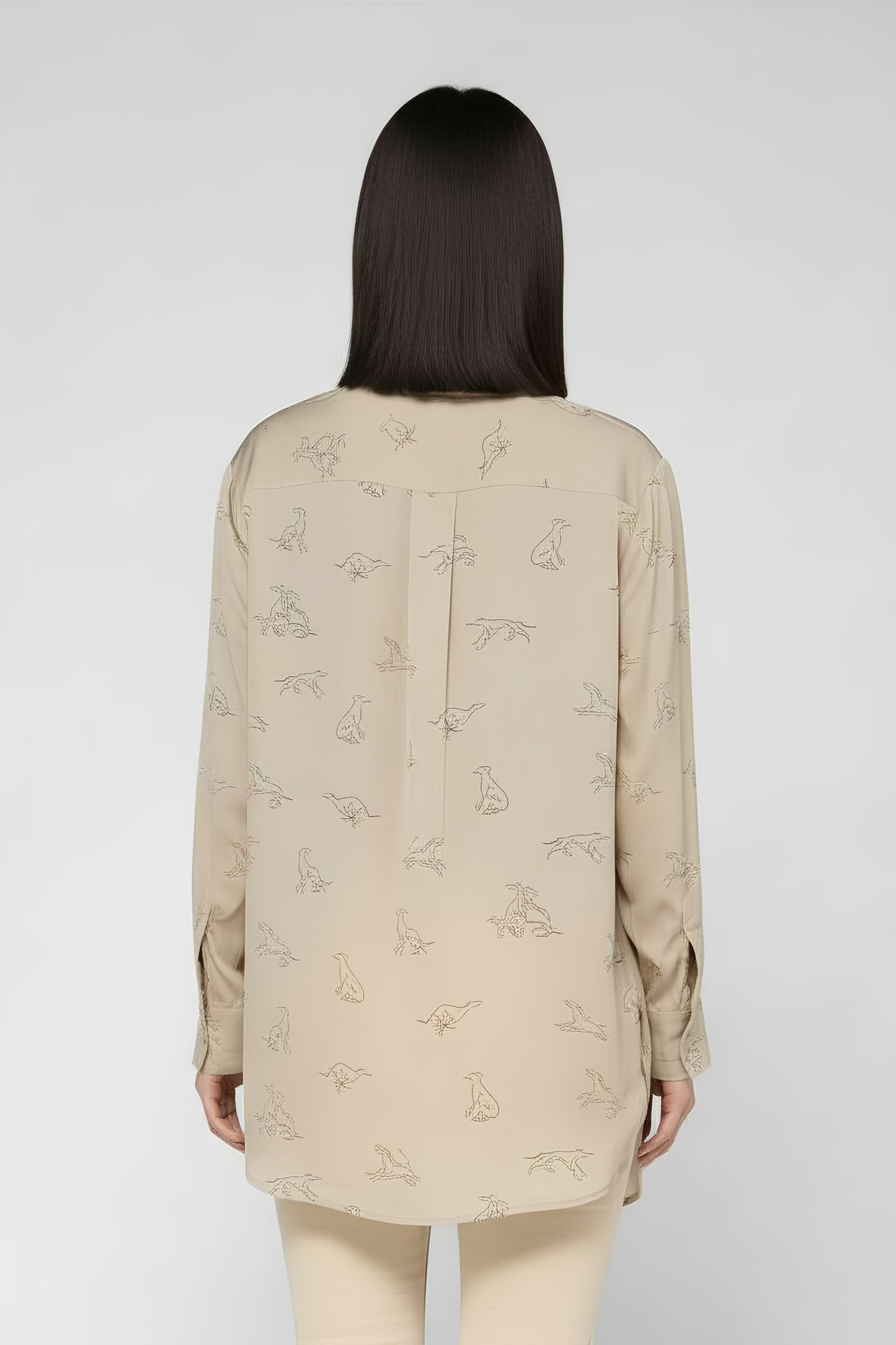 Oversize-Hemd mit Print