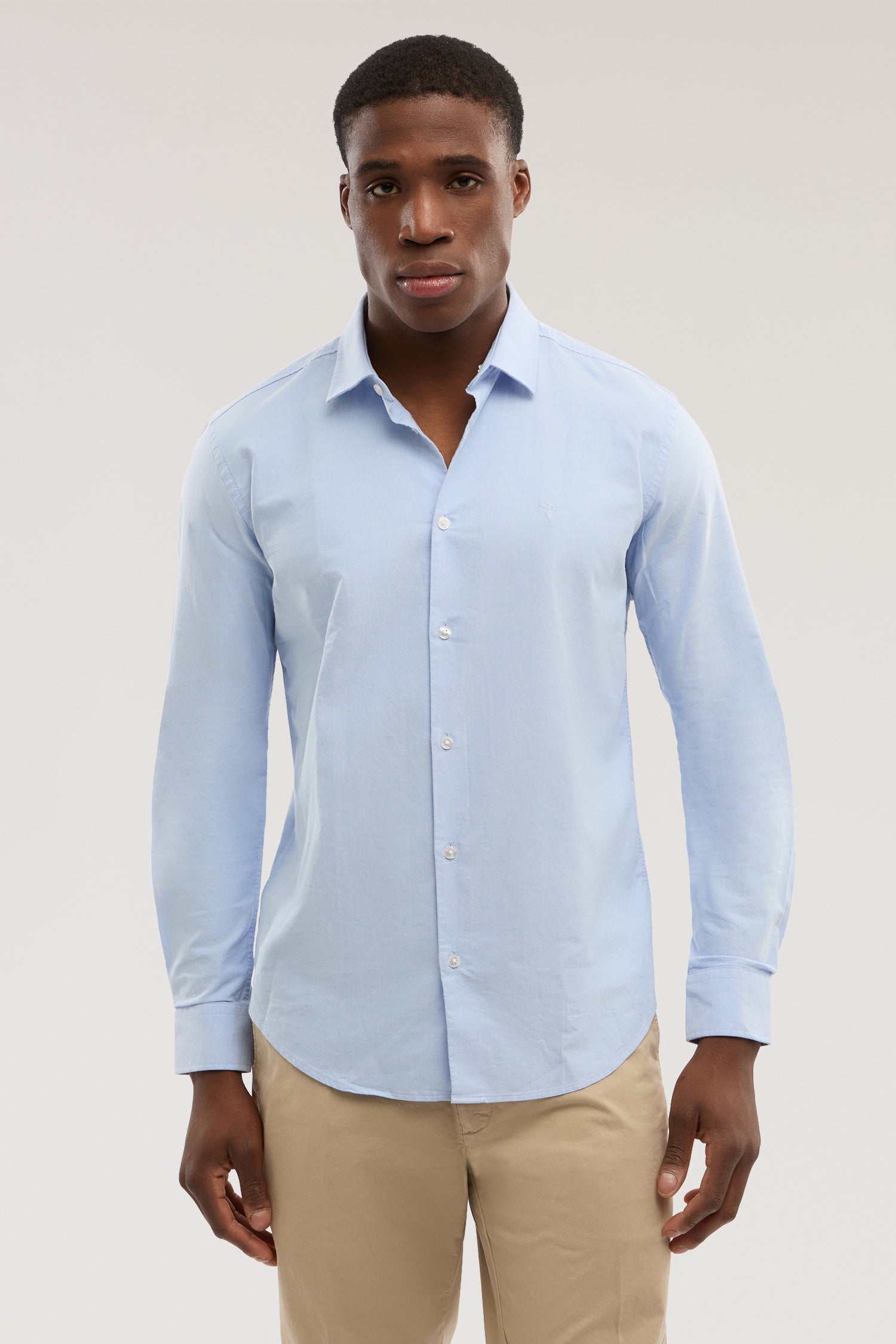 Camicia regular fit in oxford di cotone 2|d2e34e247f8355a0cb0e63dc21d7ce63a6f2ce9d1623e45715f015ac7730d09b