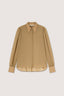 Camicia in chiffon con bottone gioiello 6