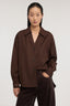 Camicia con martingala in frescolana 1