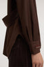 Camicia con martingala in frescolana 5