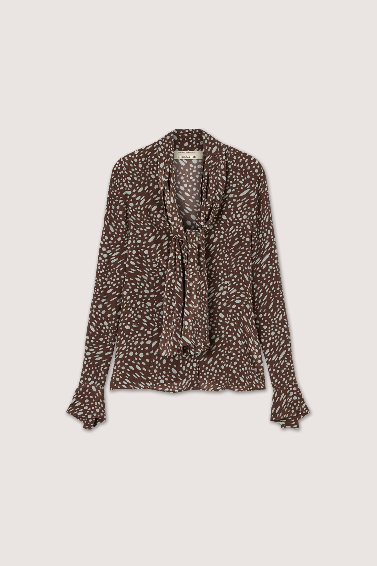 Camicia con stampa e sciarpina al collo 6|d249cfeccb8a803c05b69b2de1112a44449a290a58873a01fbd17dbf911aad45